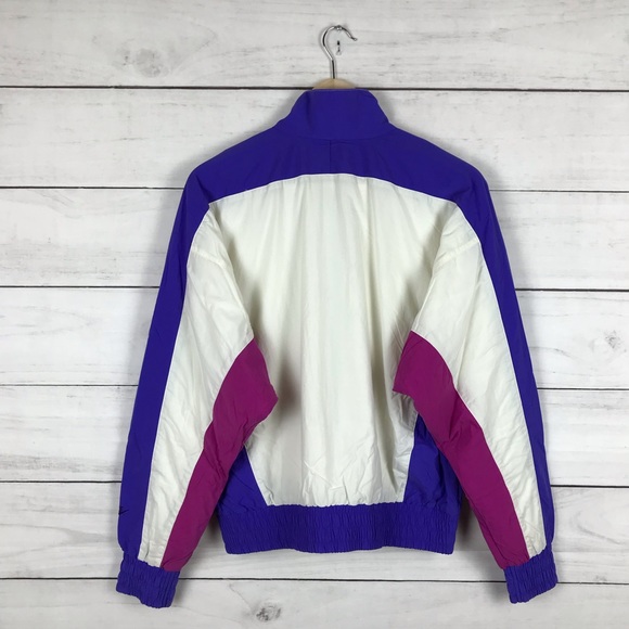 Vintage 1980s Nike Track Suit Windbreaker Jacket & Pants Set - Picture 2 of 7